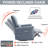 Saggiomo Swivel and Rocker Power Recliner Chair-1777755829