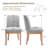Upholstered Dining Side Chairs With Solid Wood Legs-116392089