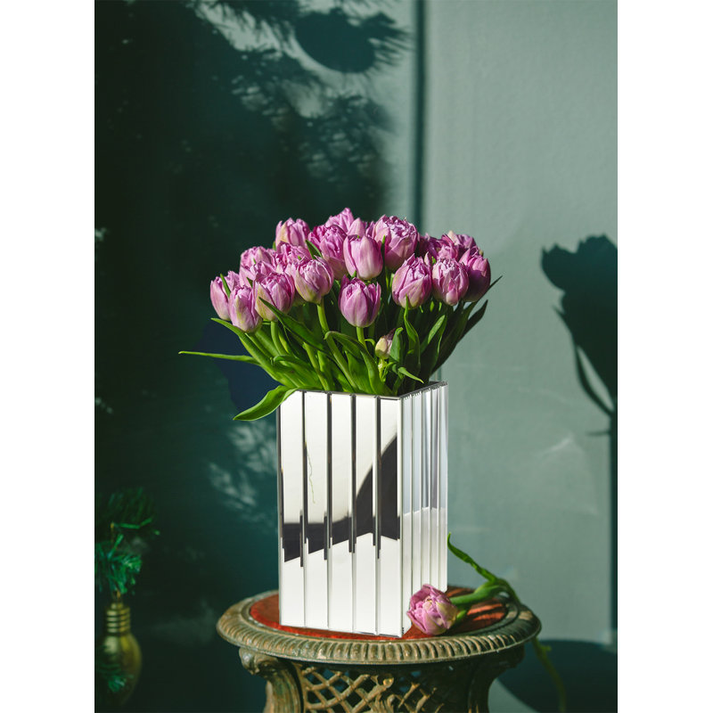 Grand vase en verre Ivy Bronx Gatsby