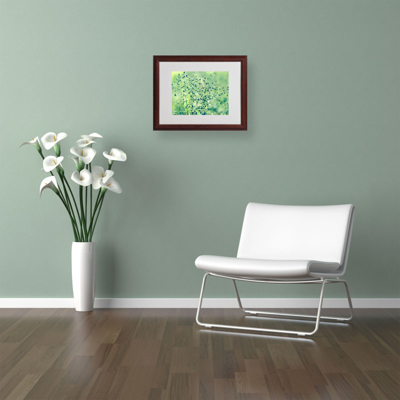 " Spring Notes " by Beata Czyzowska Young, 16" H x 20" W x 0.5" D, Brown