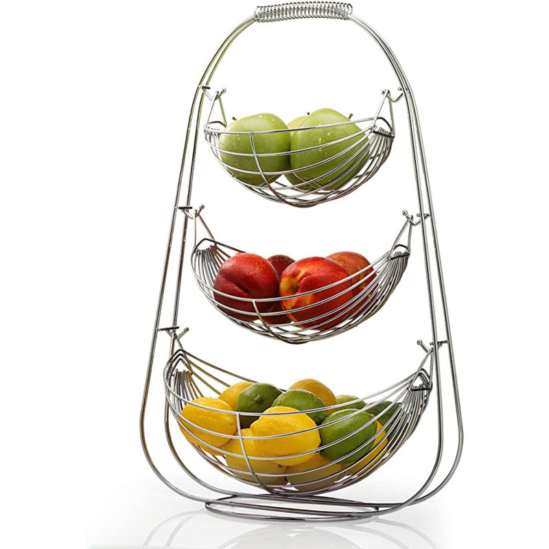 Ebern Designs Stainless Steel Fruit Bowl
