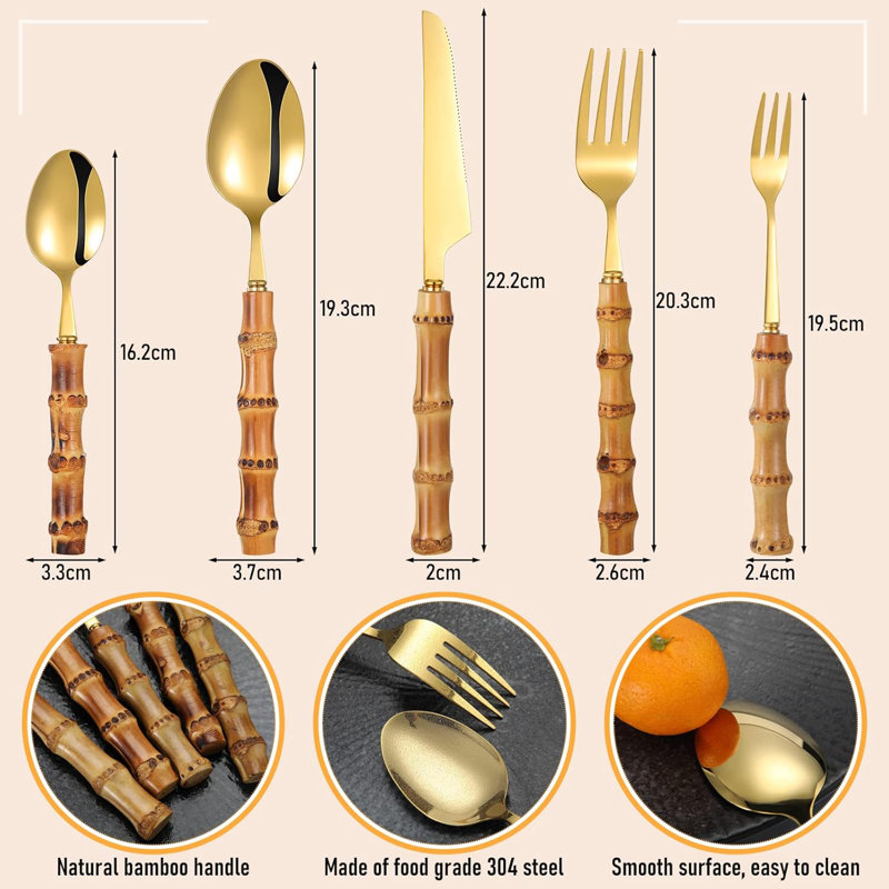Bamboo Tableware Set