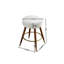 Tabouret à hauteur de comptoir Momo Boucle