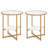Cross Legs End Table Set