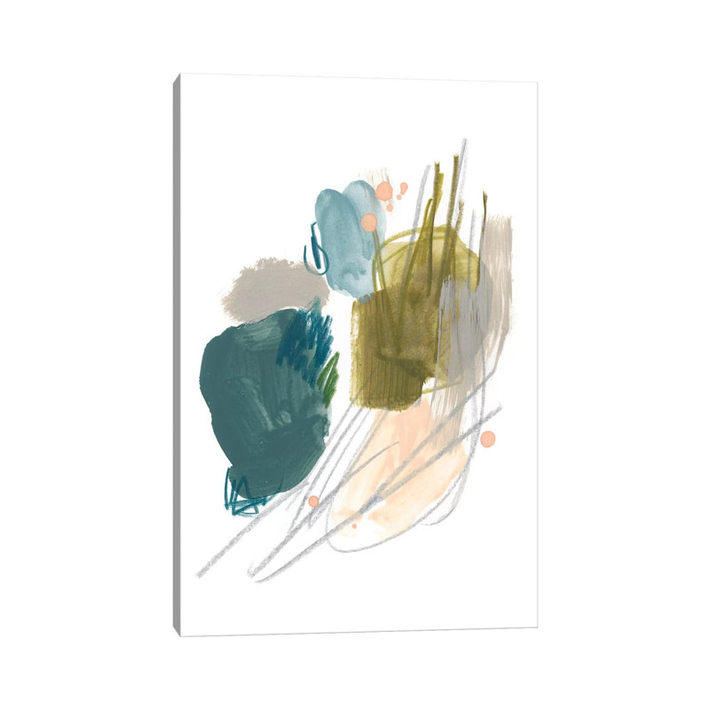 Idle Gesture II by June Erica Vess - Wrapped Canvas Gallery-Wrapped Canvas Giclée, 20.32 cm H x 30.48 cm W