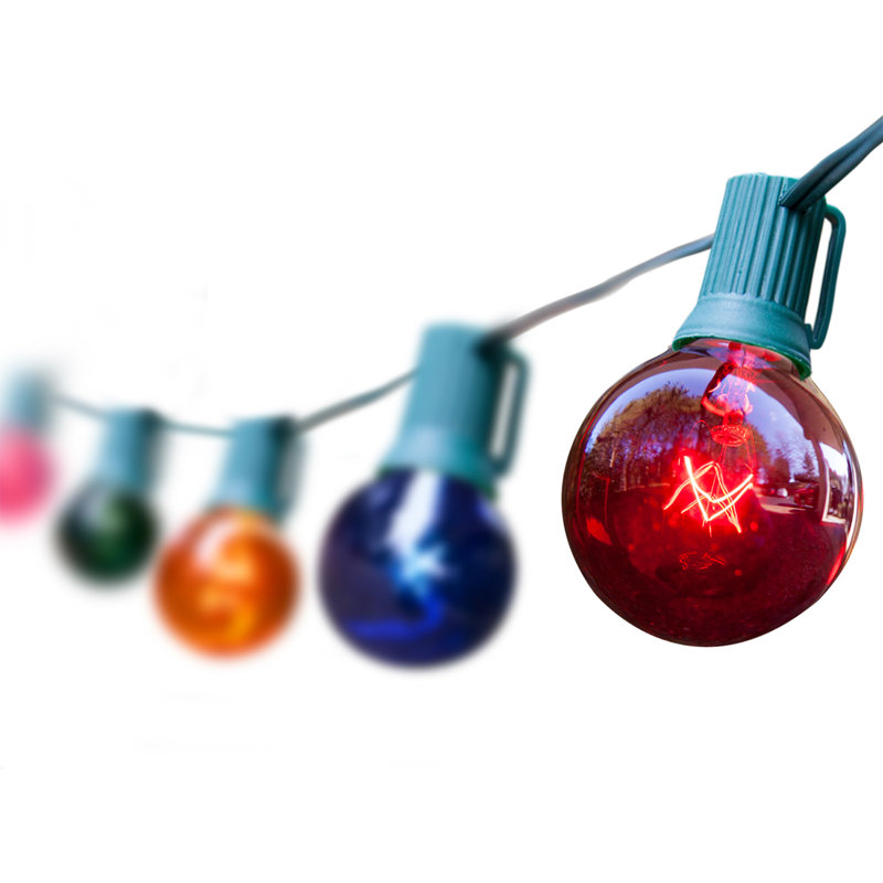25' Steady Globe String Lights