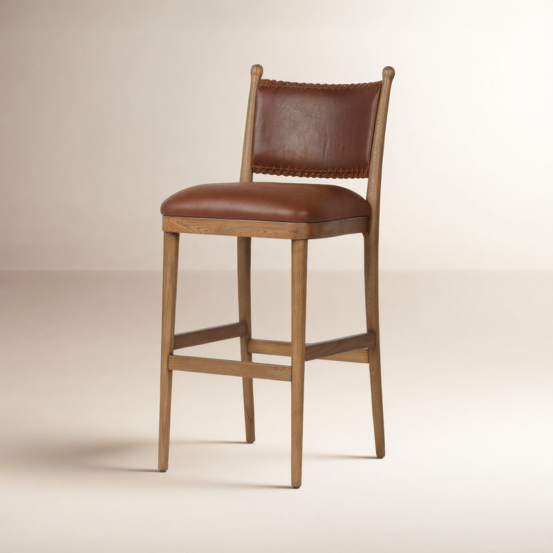 Bella Stool-Dulane Mahogany-Counter, Bar Stool (31" Seat Height)