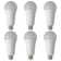 2300 Lumen LED A19 3-Way Bulb 50/100/150W Equivalent (set of 6)