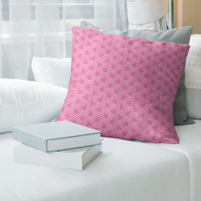 Housse Coussin décoratif motif Zig Zag