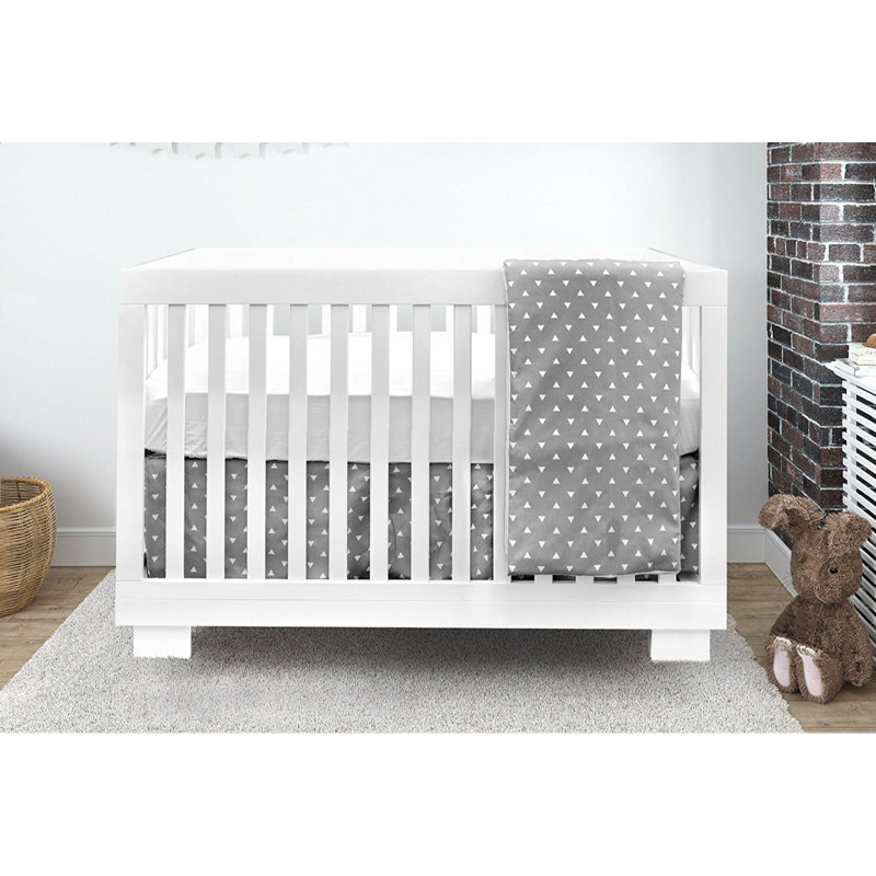 Lit de bébé convertible 4-en-1 Ila, Blanc uni