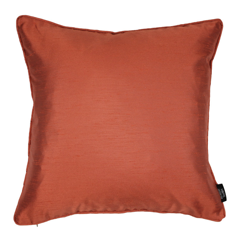 Bloxom Square Cushion, Burnt Orange, 60 x 60cm