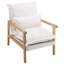 Fauteuil d'appoint en chenille avec coussin-566613115-566613111