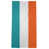 Aqua/Off White/Orange