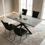 Ensemble de salle à manger Bourke Modern Kitchen, table de salle à manger extensible avec chaises rembourrées (1 table et 4 chaises)-126089438-126089439-126089440