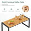 Ensemble de conversation de patio en acier 4 pièces, ensemble de mobilier de patio pour 4 personnes avec table basse pour la cour-1895332331