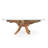 Ironton Glass Top Solid Wood Base Dining Table