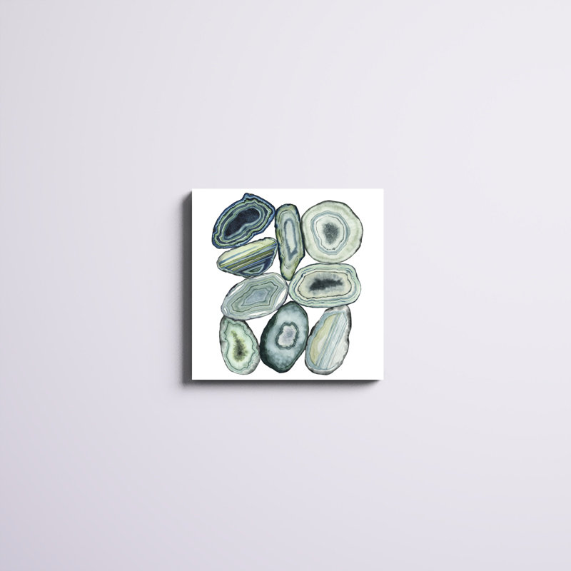 «Stacked Agate II», impression sur toile tendue, H 20 po x l 20 po