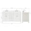 Ensemble de meuble-lavabo double Abbate-335923260-335923528-390598324