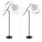 63" Swing Arm Floor Lamp