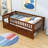 Wood Daybed with Two Drawers and Slats-209425329-209425341