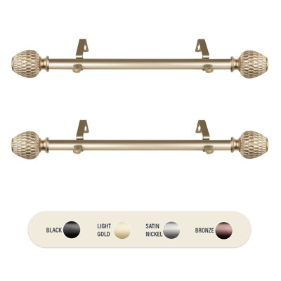Adjustable Single Curtain Rod