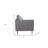  Light Gray Linen Arm Chair