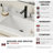 18.25"W x 13"D White Rectangular Undermount Bathroom Sink Set of 2