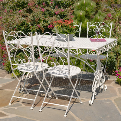 Fessenden Rectangular 4 - Person 51.18" Long Dining Set by One Allium Way