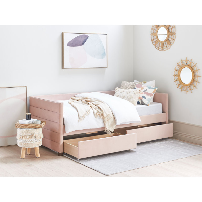 Aaraya Upholstered Daybed, Pink