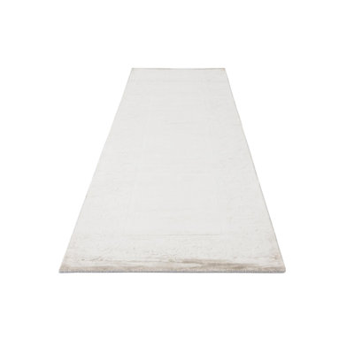 Tapis de couloir argent clair Judy
