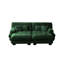 Canapé-lit Cloud Couch pour salon, canapé 2 places en chenille avec 2 coussins lombaires et 2 coussins décoratifs, canapé rembourré à accoudoirs larges avec 2 repose-pieds, chenille-588639636
