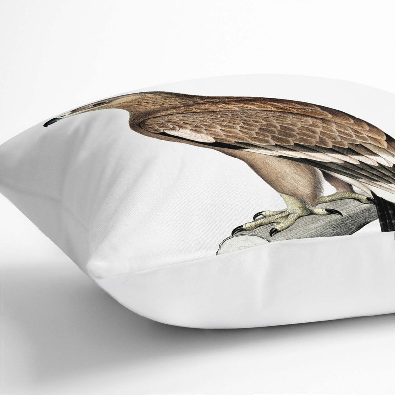 Square Cushion, 55cm H x 55cm W x 20cm D, White