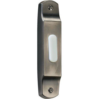 Bouton poussoir étroit basique pour argent antique