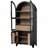 Elegant Arched Kitchen Pantry Cabinet with Adjustable Shelves-1741068807