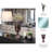 Decorative Glass Vase with Pedestal Base for Home Decor - Tall Flower Vase Accent for Console Table or Living Room Styling - Bronze & Copper-89110032