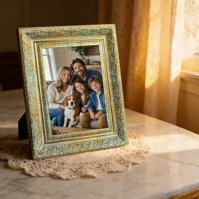 Antique Gold 3 PCS Cozy Picture Frame for 11" x 14" Photos and Everyday Photo Display