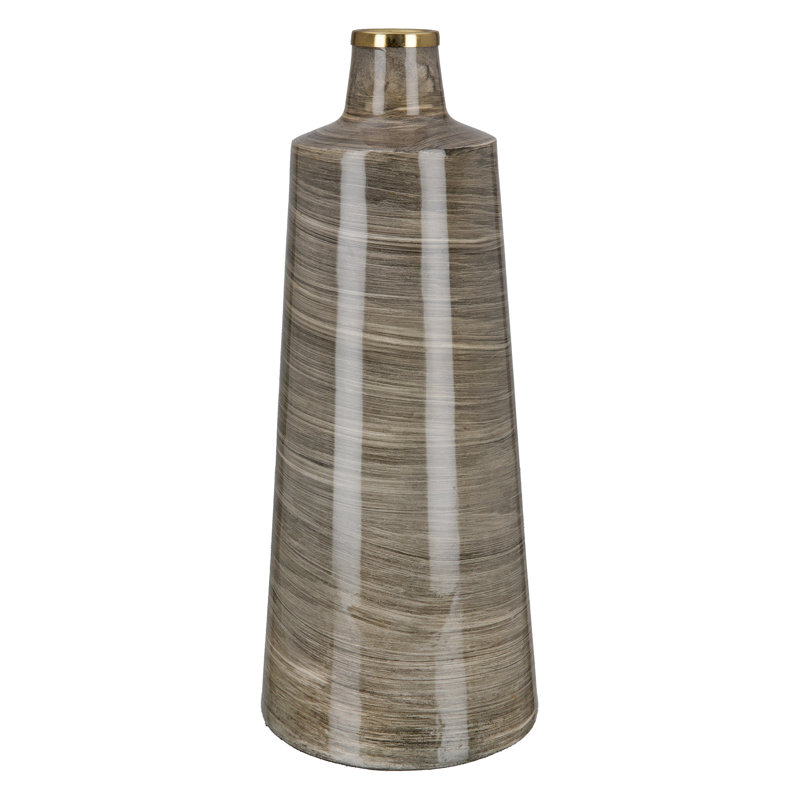 Bionce Handmade Metal Floor Vase