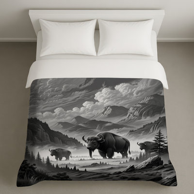 Housses de couette Majestic Bison Landscape