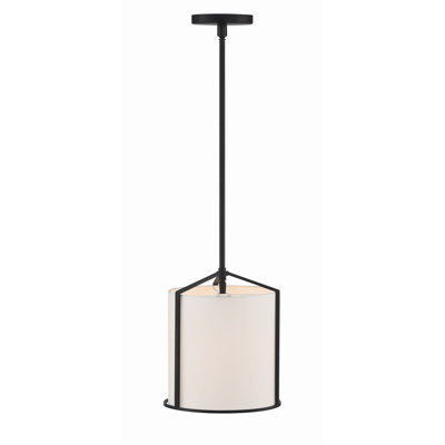 Luminaire suspendu tambour simple à 1 lumière Pasadena
