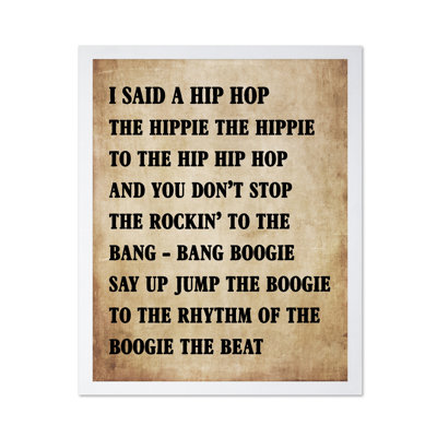 Rapper's Delight Lyric