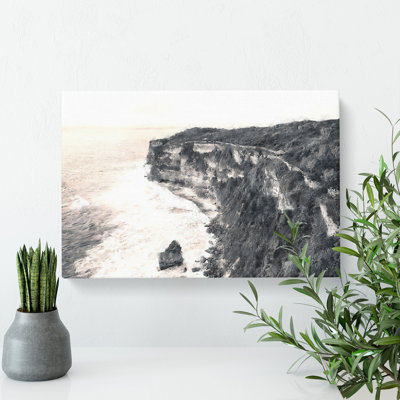 Uluwatu Temple In Bali Indonesia - Wrapped Canvas