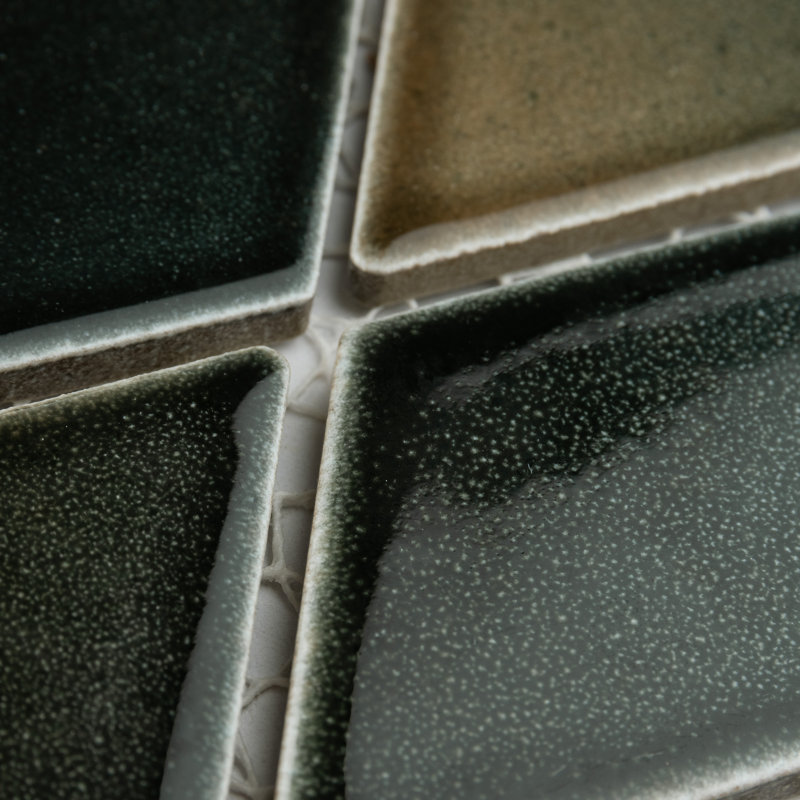 Carreau de mosaïque en porcelaine pour plancher et muraux 10-1 / 8 "x 11-3 / 4" Hudson Kite Stormy Night
