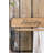 Laundry Rack with Accordion Design - 20" x 14" x 20" - Brown and Black