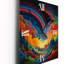 Horloge murale Rainbow Mountain-99635165