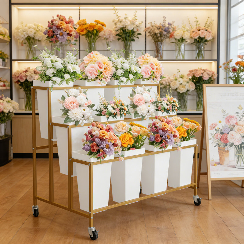 Plant Stand, Gold