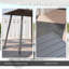 Square Metal Outdoor Bistro Table , 80cm cm W 80cm cm D