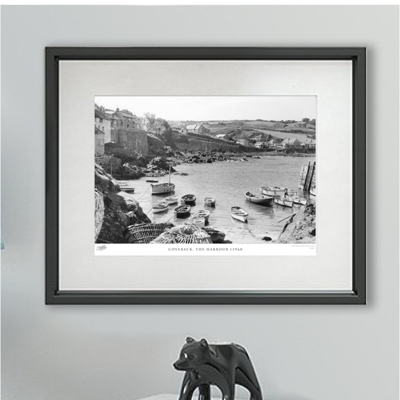 Coverack, The Harbour C1960 - Single Picture Frame Print, 40cm H x 50cm W x 2.3cm D
