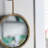 Iron Frame Vertical Round Mirror