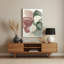 Aquarelle abstraite 24, art mural en métal beige-1082256703