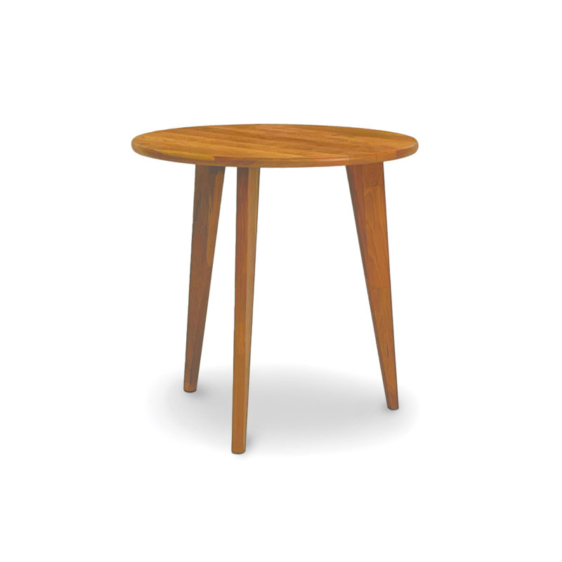 Sage Round End Table With Wood Legs